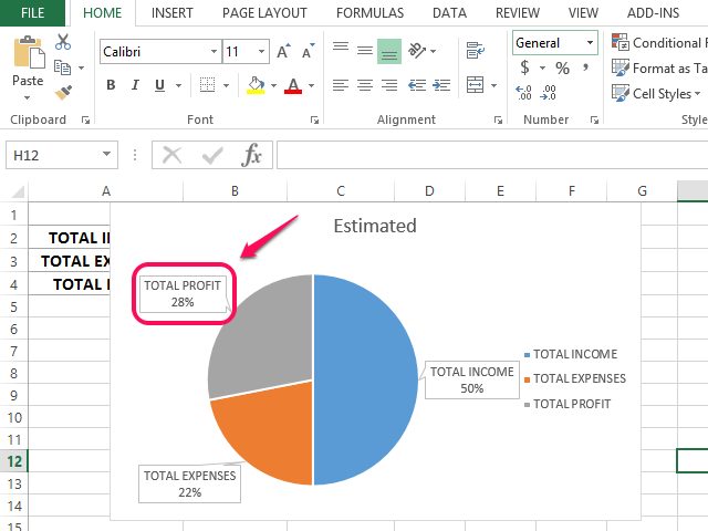 Het Percentage Cirkeldiagrammen Maken In Excel Wikisailor