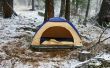 Hoe om te verblijven warme Tent kamperen bij koud weer