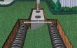 Hoe installeer ik een Septic Tank en een veld lijn rioolsysteem