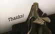 Hoe te schrijven van doordachte Bedankt berichten