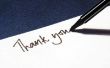 Hoe schrijf je een brief om te bedanken van mensen voor steun aan het einde van een gebeurtenis