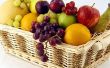 Het rangschikken van Fruit in een mandje