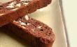 Hoe maak je makkelijk chocolade Biscotti van het Nut van een cake mix