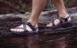 Het aanpassen van Chaco sandalen