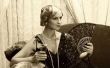 Vrouwen Flapper make-up in de jaren 1920