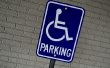 Handicap parkeren teken wetten