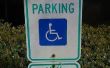 ADA verordeningen voor Handicap parkeren
