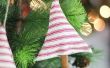 DIY kaneel geurende stof boom ornamenten