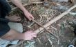 Hoe maak je vuur met een bamboe vuur zag