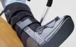 Immobilisatie met orthopedische schoen instructies