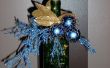 Hoe maak je een verlichte decoratie Display van een oude fles wijn