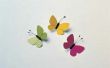 Hoe te vouwen en snijdt papier zodat vlinders