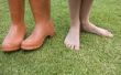 Hoe schoon stinkende voeten