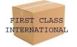 Het verzenden van iets First Class Mail International