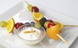 Fruit Dip gemaakt met yoghurt
