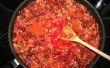 Hoe om te koken zelfgemaakte gemalen rundvlees chili