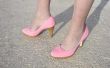 Hoe schoon roze suède schoenen