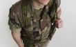 Hoe maak je een zelfgemaakte Camouflage soldaat kostuum