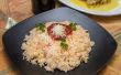 Hoe maak je grote proeverij Portugese rijst