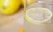 Hoe maak je een citroen Water dieet drank
