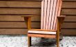 Zelfgemaakte Redwood Adirondack stoelen