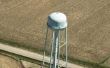 Het gebruik van een watertoren op een boerderij of Ranch