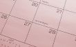 Hoe maak je een afdrukbare maandag t / m vrijdag kalender