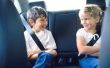 Het gedrag van de kinderen tijdens de auto rijdt