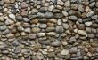 How to Build een stenen muur met ronde stenen & Cement