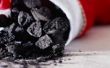 Oorsprong van klonten van steenkool voor Kerstmis