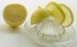 Hoe bewaart u vers citroensap