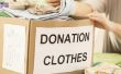 IRS richtsnoeren voor de donatie van de kleding