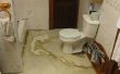 Hoe vervang ik een rottende badkamervloer