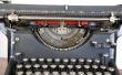 Hoe te ontdoen van oude schrijfmachines