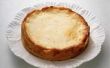Hoe maken Cheesecake zonder bruinkleuring van boven