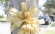 How to Make decoratieve grote Yellow Ribbon bogen