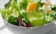 Salade met zelfgemaakte Won Ton Strips