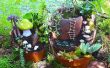 Hoe maak je de tuin van een sprookje uit een gebroken Pot