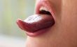 Symptomen van een ziekte in de menselijke tong