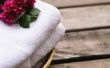 Hoe maak je handdoek bloemen