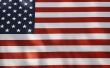 Het weergeven van een Amerikaanse vlag zonder een pool