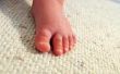 Wat voor soort tapijt beste huiden voetafdrukken?
