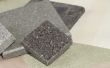 Hoe installeer ik graniet tegels Over beton