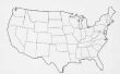 Hoe teken je een kaart van de Verenigde Staten