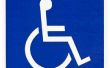 Welke merktekens moeten op de grond voor gehandicapten parkeren?