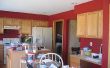 How to Paint een rode keuken