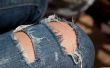 DIY noodlijdende Denim Jeans