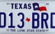 Hoe kan ik zoeken een Texas kenteken of chassisnummer