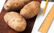 Wetenschap experimenten op de osmose van een aardappel