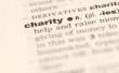 Hoe te detailleren van charitatieve donaties